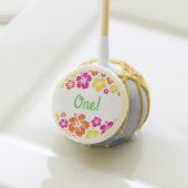 Aloha Cute Hawaiian Kid's Birthday Party Cake Pops (Front Insitu)