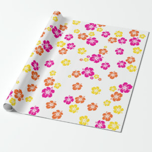 Aloha Cute Hawaiian Kid's Birthday Party Wrapping Paper