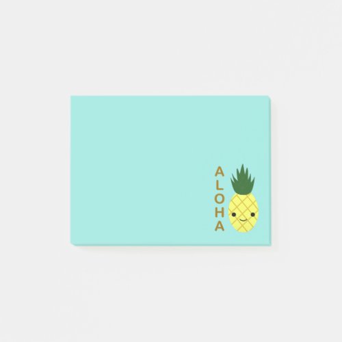 Aloha Cute Kawaii Pineapple Post_it Notes