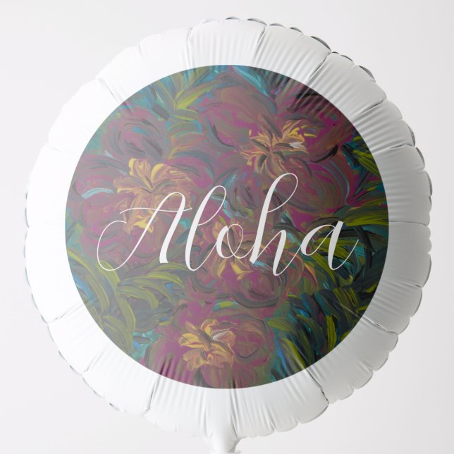 Aloha Decorative Balloon - Customize (Front)