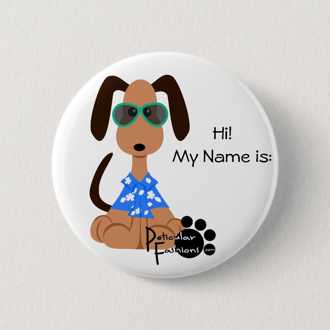 Aloha Deojee Name Badge Button (Front)