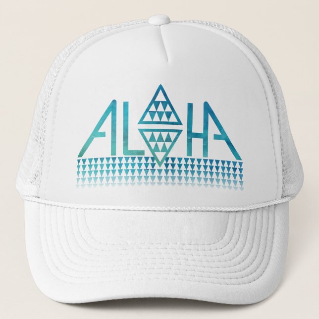 Aloha Diamond Tapa Trucker Hat (Front)