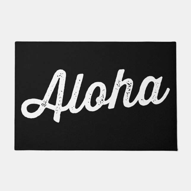 ALOHA  DOORMAT (Front)