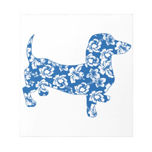 Aloha Doxie Dachshund Notepad