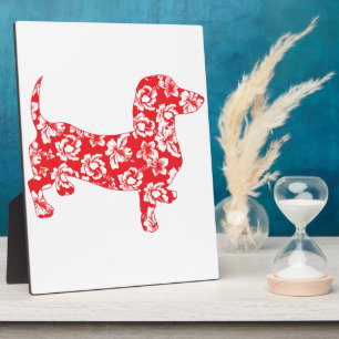 Aloha Doxie Dachshund Plaque