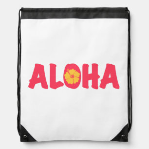 Aloha Drawstring Bag