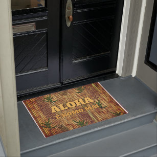 Welcome mat indoor rug Outside door mats Forrest entry mat Front door mat