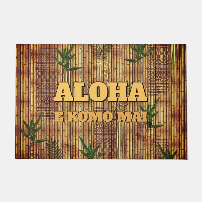 Aloha - E komo mai Doormat (Front)