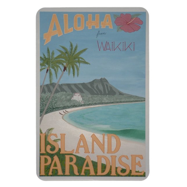 ALOHA flexible magnet (4"x6") (Vertical)