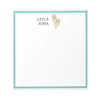 Aloha Flip-Flops Notepad
