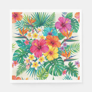 Aloha Floral Bloom Tropical Napkin