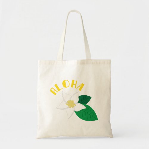 Aloha Flower Tote Bag