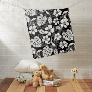 ALOHA FRIDAY (BLACK) BABY BLANKET