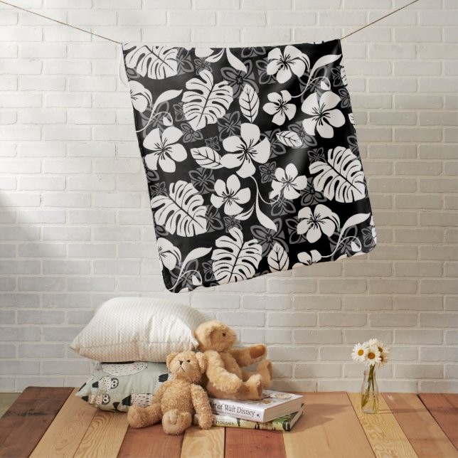ALOHA FRIDAY (BLACK) BABY BLANKET (In Situ)
