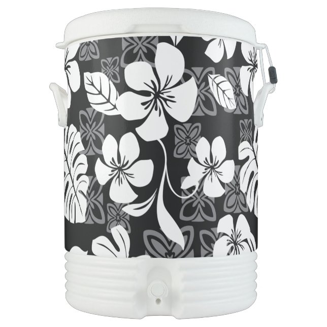 ALOHA FRIDAY (BLACK) BEVERAGE COOLER (Front)