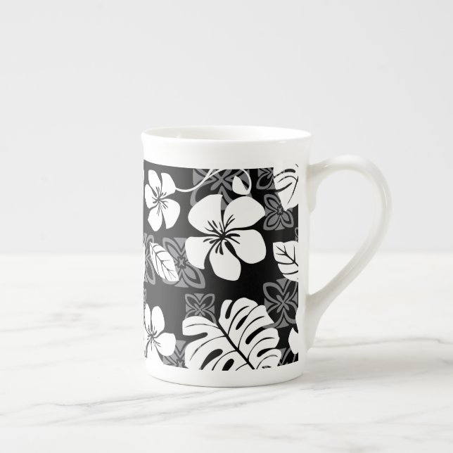 ALOHA FRIDAY (BLACK) BONE CHINA MUG (Right)