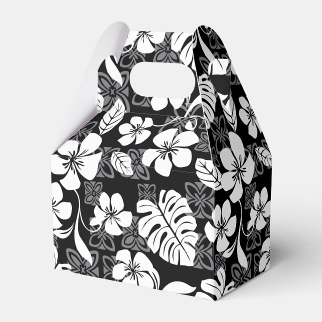 ALOHA FRIDAY (BLACK/GRAY) FAVOR BOXES (Front Side)