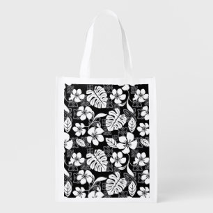 ALOHA FRIDAY (BLACK/GRAY) GROCERY BAG