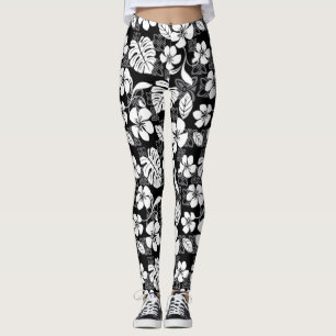 ALOHA FRIDAY (BLACK) LEGGINGS