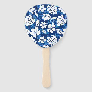 ALOHA FRIDAY (BLUE) HAND FAN