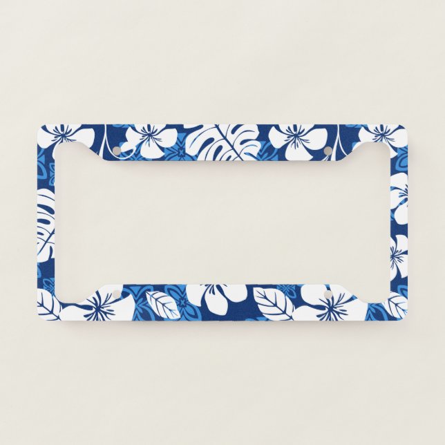 ALOHA FRIDAY (BLUE) LICENSE PLATE FRAME (Front)
