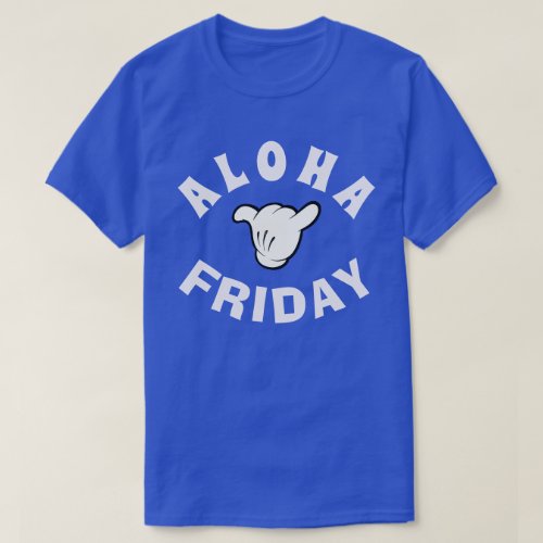 ALOHA FRIDAY CARTOON SHAKA T_Shirt