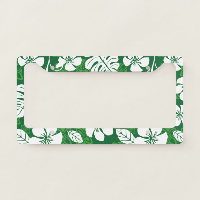 ALOHA FRIDAY (GREEN) LICENSE PLATE FRAME (Front)