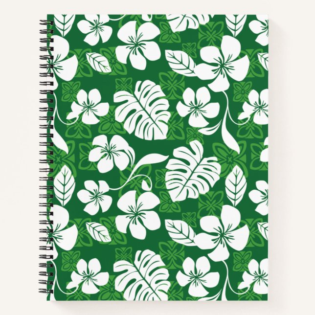 ALOHA FRIDAY (GREEN) NOTEBOOK (Front)