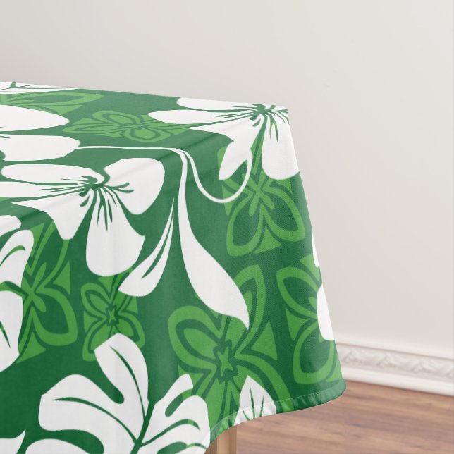 ALOHA FRIDAY (GREEN) TABLECLOTH (In Situ)