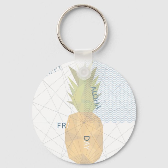Aloha Friday Keychain (Front)