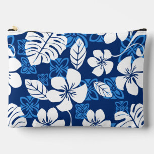 ALOHA FRIDAY PATTERN IN BLUE ACCESSORY POUCH