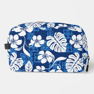 ALOHA FRIDAY PATTERN IN BLUE DOPP KIT