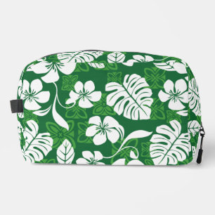 ALOHA FRIDAY PATTERN IN GREEN DOPP KIT
