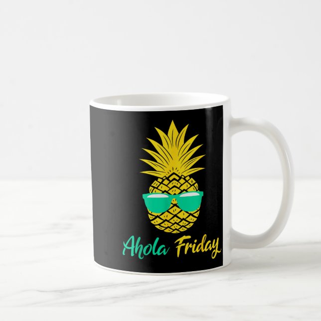 Aloha Friday Pineapple Summer Fruit Pineapple Coffee Mug (Right)
