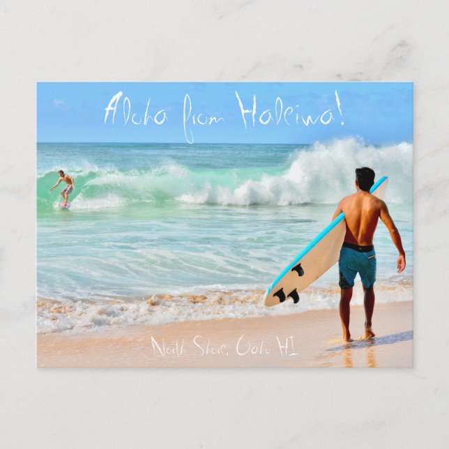 Aloha From Haleiwa Postcard (Front)