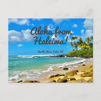 Aloha From Haleiwa Postcard
