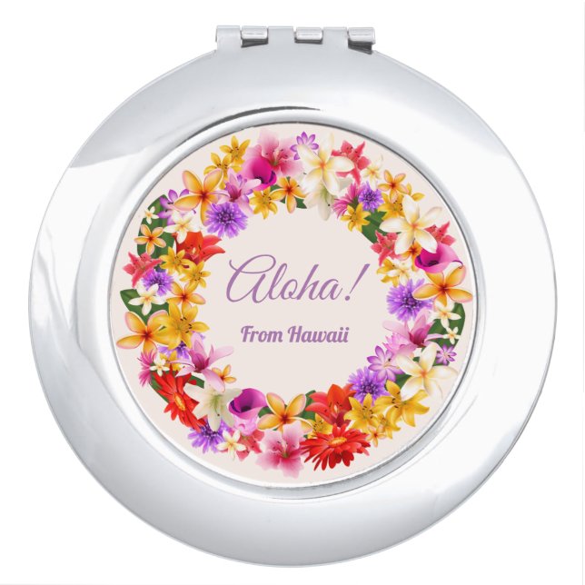 Aloha! From Hawaii Compact Mirror (Front)
