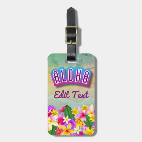 Aloha From Hawaii Luggage Tag