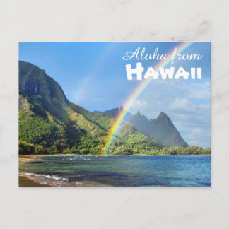 Aloha from Hawaii Postcard