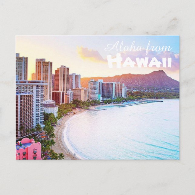 Aloha from Hawaii Postcard (Front)