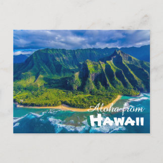 Aloha from Hawaii Postcard