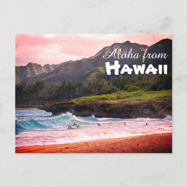 Aloha from Hawaii Postcard (Front)