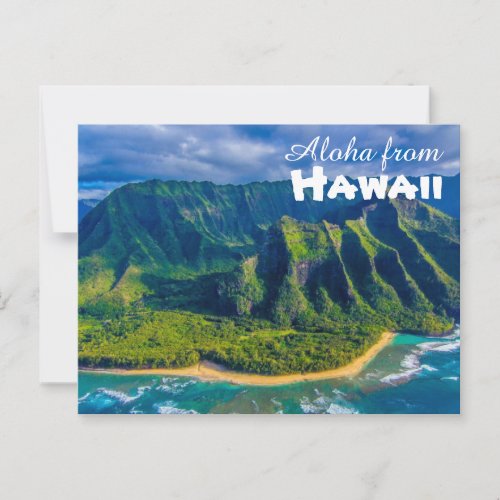 Aloha from Hawaii Postcard