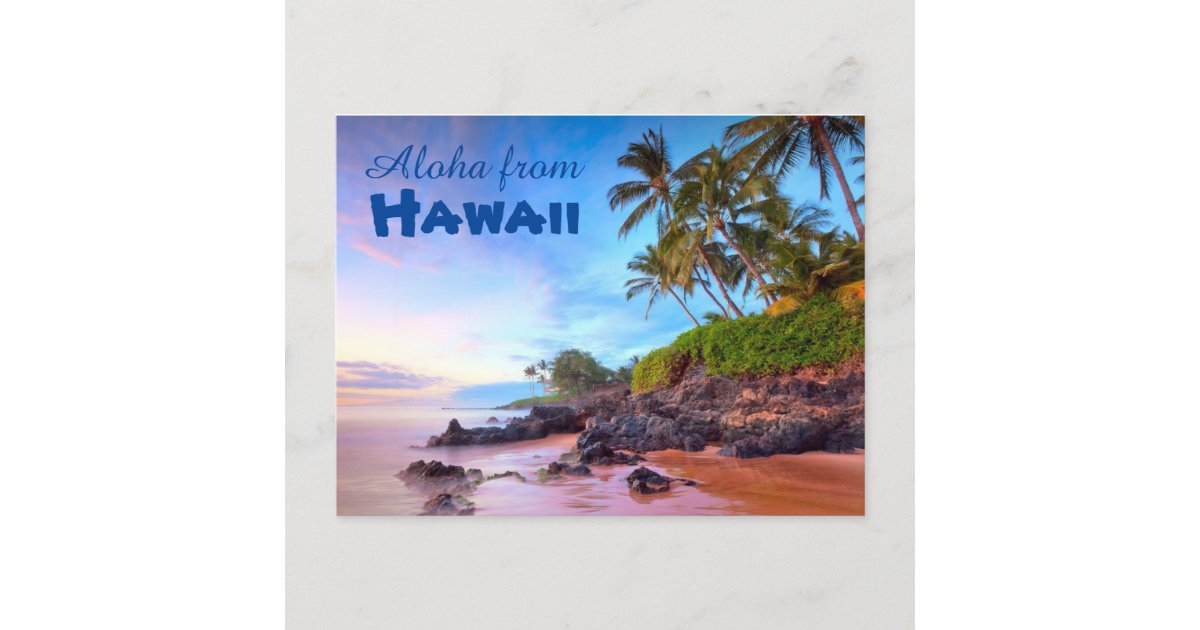 Aloha from Hawaii Postcard | Zazzle