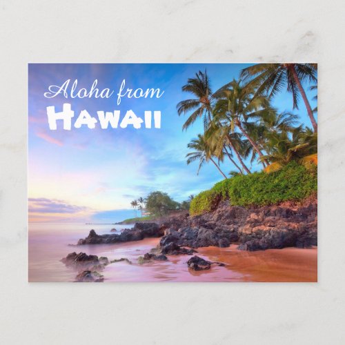 Aloha from Hawaii Postcard