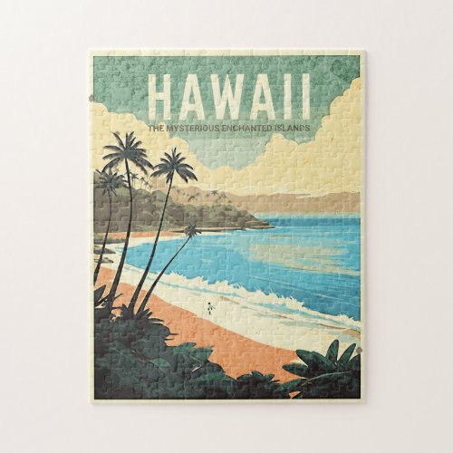 Aloha from Hawaii Vintage Travel Jigsaw Puzzle