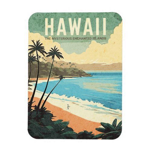 Aloha from Hawaii Vintage Travel Magnet