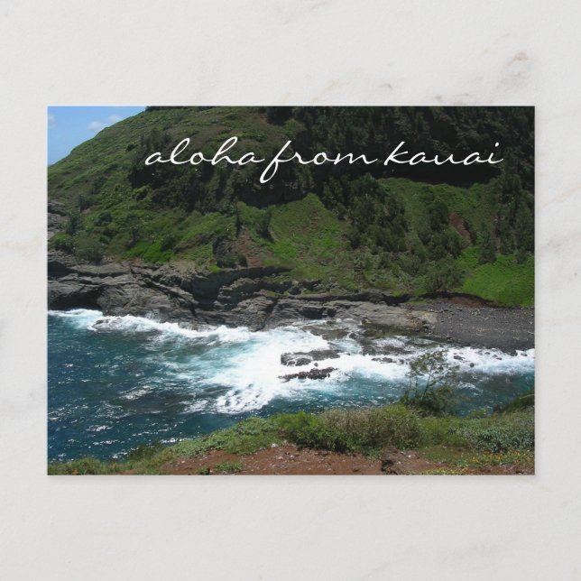 aloha from kauai postcard (Front)