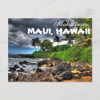 Aloha From Maui Hawaii Postcard by MauiWowi at Zazzle