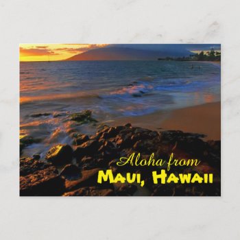 Aloha From Maui Postcard by MauiWowi at Zazzle
